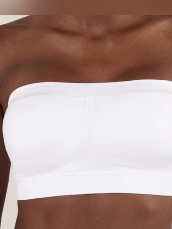Shapermint Other - SHAPERMINT TRUEKIND CONVERTIBLE STRAPLESS BANDEAU BRA WHITE SIZE 3XL